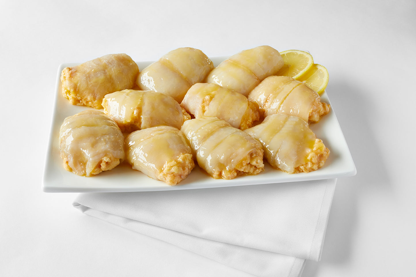 Rolled Sole with Shrimp & Garlic