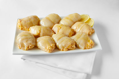 Rolled Sole with Shrimp & Garlic